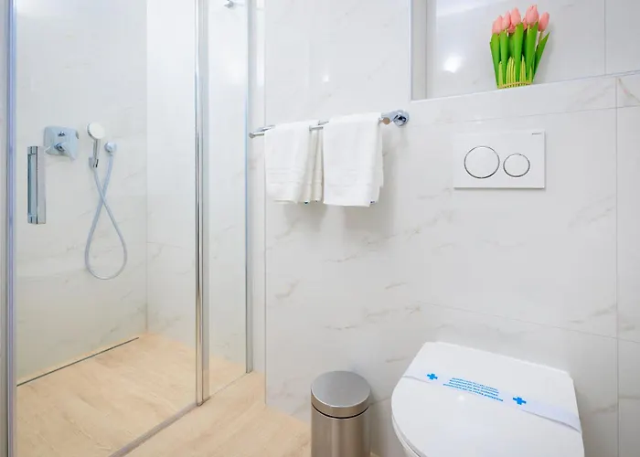 Palma And Luxury Penthouse For A Family With Swiming Pool,parking,terrace,panoramic View At The Sea,podstrana アパート